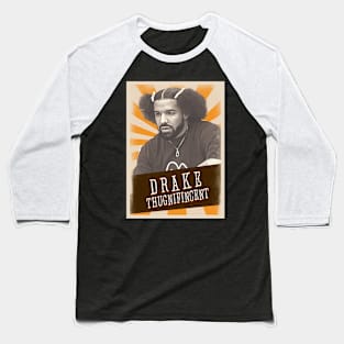 Vintage Aesthetic Drake Style Thugnifincent Baseball T-Shirt